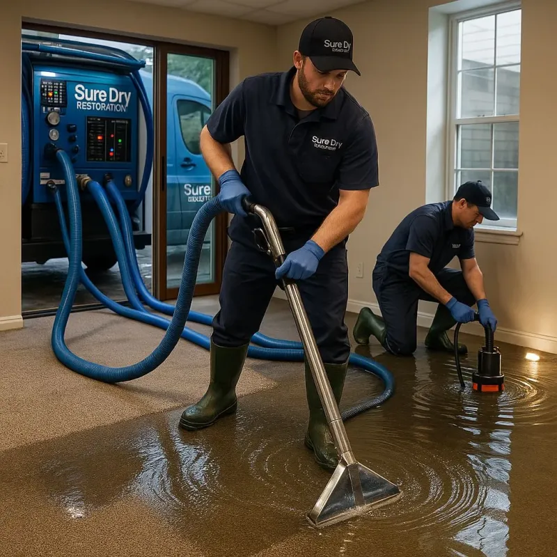 Water Extraction and Removal process in Huntsville, TX
